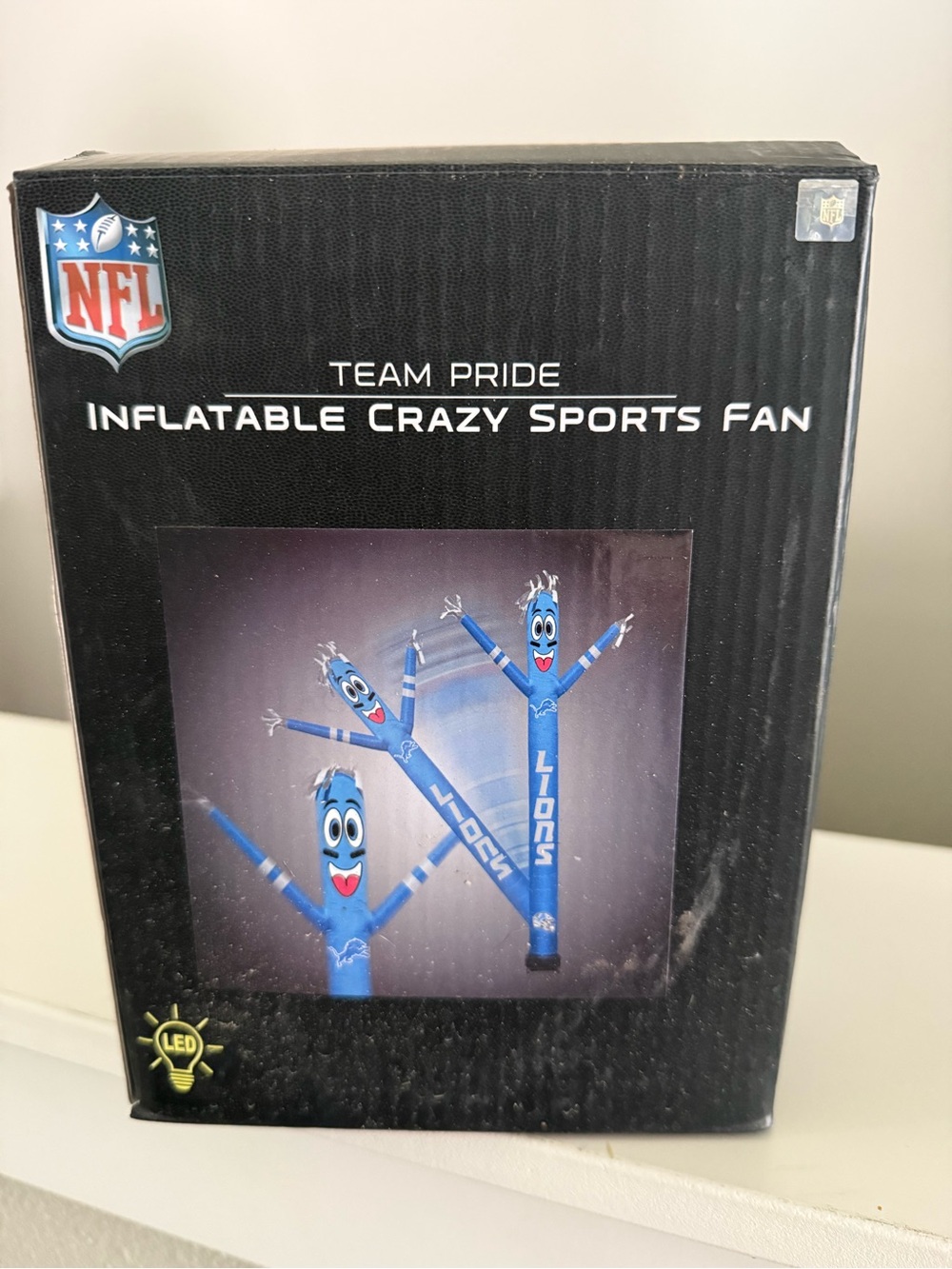 NFL Inflatable Team Pride Waving Tube Fan — White and Green Accents
